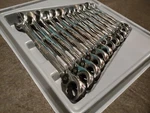 Blue Point By Snapon Tools 12PC Reversible Ratcheting Wrench Set - Metric. Fixed Price $499.99.