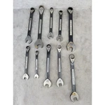 Craftsman 10 Piece Combination Wrench Set Sae Metric Black Oxide Vintage Usa. Fixed Price $999.00.
