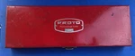 Proto Professional Tools No. 4796 Red Heavy Steel Case For Socket Set. Fixed Price $24.99.