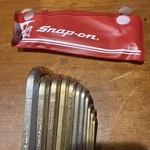 New Snap-on 11 Piece Allen Wrench Set Metric Hex Key C15B 2MM- 12MM. Fixed Price $60.00.