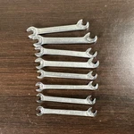 Snap-on Sae Open End Wrench Lot Of 8 Usa Made Vintage Hand Tools Ds Set. Fixed Price $189.99.