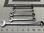 Vintage Snap-on Ratcheting Combination Wrenches Lot Of 6. Fixed Price $60.00.