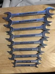 Craftsman Usa Wrench Set Open End 44586 44585 44584 44583 44582 44581 44579 .. Fixed Price $150.00.