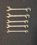 Set Of 5 Mac Hand Tools Usa Sae Mini Way Angle Ignition Wrench Model IW24D. Fixed Price $25.00.