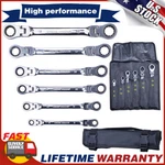 Ratcheting Spanner Set, 6PCS 8-19MM Multifunction Double Head Metric Flexible. Fixed Price $40.89.