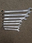 Craftsman Usa Sae 7PC. Combination Wrench Set - 5/16 To 11/16 V Series 12PT. Fixed Price $42.00.