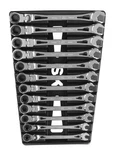 Sk Hand Tools 80070 12 Piece Flex-head X-frame Metric Ratcheting Wrench Set. Fixed Price $284.99.