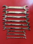 9PC Snap-on Wrench Set- Metric Low Torque Slim Open-end 15 Offset Tools Ltam. Fixed Price $399.00.