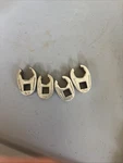 4 Snap On Six Point Crowfoot Wrenchs 5/8, 7/16, 1/2, 9/16. Fixed Price $30.00.