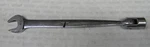 Snap-on 9/16" Sae 12PT Flex-head/open End Combination Socket Wrench #FHO18. Fixed Price $24.00.