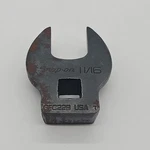 Snap On Tools GFC22B 3/8" Drive 11/16" Thin Profile Crowfoot Socket Wrench Usa. Fixed Price $23.95.