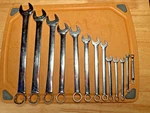 Snap-on Oex/xid 13 Pc., 12PT Sae Combination Wrench Set 1/4-15/16". Fixed Price $149.00.