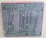 New Snap-on AWSGT800A 8-PC T10 T45 Torx T-handle/l-shaped Hex Combo Soft Grip. Fixed Price $159.99.