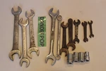 Lot Of 14 Piece Assorted Size Billings & Williams Vintage Tools Wrench Socket. Fixed Price $39.99.