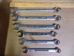 Set Of 6 Open End/box Sae Wrenches (mixed Craftsman And Ace). Fixed Price $15.00.