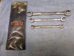 ** Vintage Craftsman Flare Wrench Set Original Pouch 9-4432 Nice. Fixed Price $38.88.