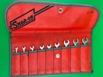 Vintage Snap-on C90 Ignition Wrench Set. Pieces Underlined Logo. Fixed Price $120.00.