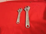 Snap On FAD6 And FAD8 Adjustable Wrenches 6-8 Inch. Fixed Price $75.00.