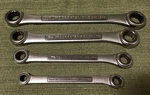 Craftsman Usa 42447 Metric 8-19MM Double Box End Ratcheting Wrench Set Like New!. Fixed Price $120.00.
