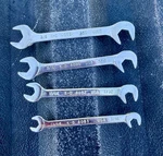 Lot Of 4 Vintage K-d Tools Usa Ignition Wrenches Angled Open End. Fixed Price $22.00.