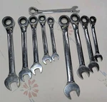 Lot Of 8 Craftsman Chrome Ratchet Wrenches Sae And Metric - Read. Fixed Price $65.00.