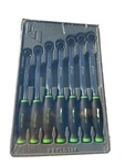 New Snap-on Green 7PC 12PT Metric Flank Soft Grip Box Wrench Set XDSGM607K1G. Fixed Price $489.99.
