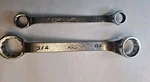 Mac Tools 2PC Sae Dbl Offset Box Wrench BO2024&1214 5/8"&3/4", 3/8"&7/16". Fixed Price $30.00.