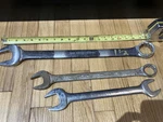 Large Proto Professional Wrenches (1 1/2", 1/8", + Open 1/4- 1/16")USA. Fixed Price $50.00.