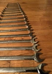 New Snap-on 1/4" Thru 5/16" 12-POINT Box Flank Drive Plus Wrench Set SOEX42. Fixed Price $1049.99.