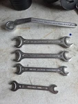 Mercedes Benz Heyco 000581 1936 20.8 Glow Plug Wrenches 17 14 13 10 8MM. Fixed Price $28.50.