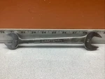 Vintage Sears Craftsman ==v== 44474 Double Open End Wrench 7/8 X 3/4" Usa. Fixed Price $8.95.