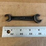 Vintage Vlchek Double Open End Wrench 7/16" & 1/2" Hand Tools 17 Usa. Fixed Price $6.00.