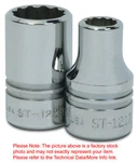9/16"12PT Shallow 1/2"DRIVE Supertorque High Polished Chrome Usa Socket ST-1218. Fixed Price $6.45.
