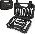 12PCS Stubby Set Metric 8-19MM Combination Wrenches W/case Blue/black. Fixed Price $47.99.