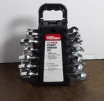 Hyper Tough 12 Pc Stubby Wrench Set. Fixed Price $12.00.