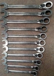 Bluepoint Snapon 11 Pc 12PT Metric 15 Offset Ratcheting Combo Wrench Boerm. Fixed Price $189.00.