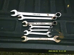 Snap Par-x Sae Combination & Open-end Wrenches (7) Made U.s.a.. Fixed Price $50.00.