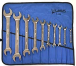 Usa New Williams Sae 10PC Double Open End Wrench Set 1-1/4" Satin JHWWS-1710A. Fixed Price $250.00.