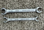 Easco Flare Nut Wrenches Open Face, 60118, 60122, 5/8-11/16, 1/2-9/16. Fixed Price $7.99.