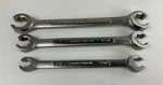 3PC Craftsman Flare Nut Brake Line Wrench Set Sae 3/8" - 11/16" 44173 44171 Usa. Fixed Price $34.99.