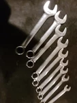 Snap Tools Oex 9 Pc Combination Wrench Set Metric 10,11,12,13,14,15,16,18,MM. Fixed Price $109.00.