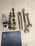 Vintage Antique Tools Sockets Oil Canopener Lot Project Wrench Husky Etc. Fixed Price $124.99.