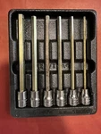 Snap-on Usa 3/8" 6PC Metric Extra-long Hex Bit Socket Driver Set 206EFAML. Fixed Price $110.00.