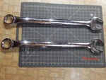 Mac 2PC Large Long Combination Wrench Lot 1/16" CL66R 1/8" CL68R 12PT Chrome. Fixed Price $390.59.