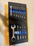 Blue Power 12PC Metric Stubby Ratcheting Wrench Set 8MM 19MM Cornwell Tool. Fixed Price $175.00.