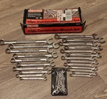 Sears Craftsman Tools Usa Nos 33PC Combination Wrench Set Metric Sae Vintage. Fixed Price $299.99.