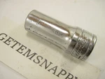 Snap On 3/8" Drive Semi-deep 6PT Sae Socket FSS121. Fixed Price $16.99.