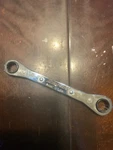 Snap On Ratcheting Box Wrench 1/2 + 9/16 RE1618C. Fixed Price $20.00.
