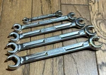 Snap On Tools Sae Flare Nut Line Hose Double Wrench Lot Deep 6PT Offset. Fixed Price $190.00.
