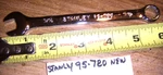 New Stanley 7/16" 12 Point Combo Wrench # 95-780 High Chromed. Fixed Price $15.95.